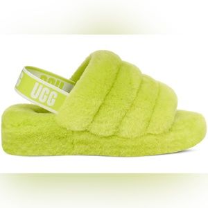 UGG Fluff Yeah Slide - Key Lime (Women's)
